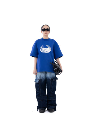Royal blue 404 tee