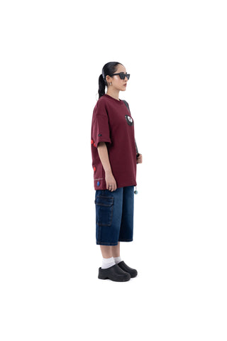 Blue cargo jorts