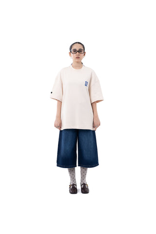 OFF White Tee Blue logo