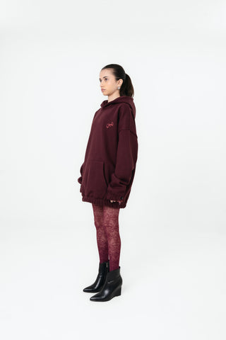 Burgundy Essential Hoodie