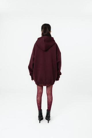 Burgundy Essential Hoodie