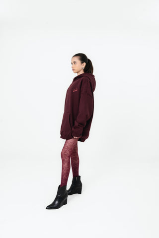 Burgundy Essential Hoodie