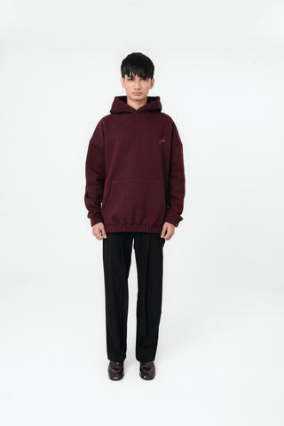 Burgundy Essential Hoodie