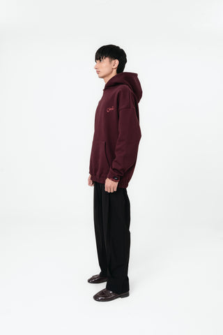 Burgundy Essential Hoodie