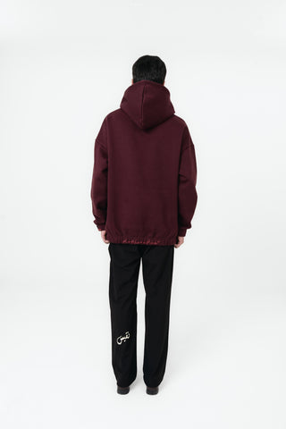 Burgundy Essential Hoodie