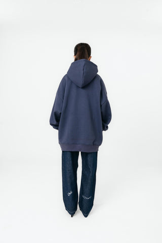 Navy essential hoodie