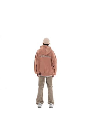 RUST REVERSIBLE BALLOON HOODIE