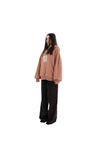 RUST REVERSIBLE BALLOON HOODIE