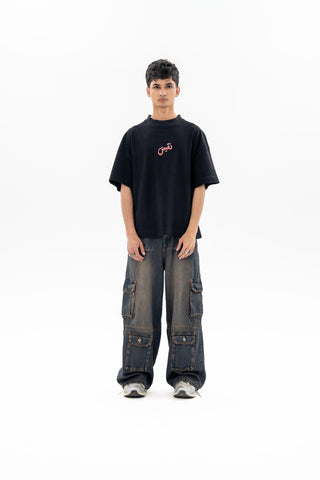NQ Calligraphy Tee / Black
