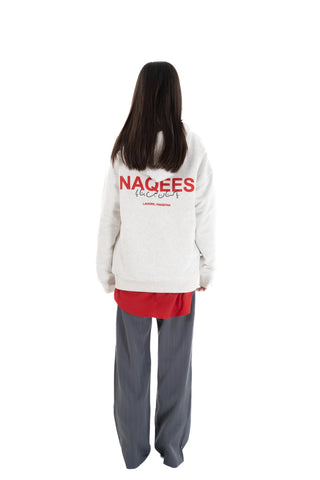 OAT MEAL DOUBLE REVERSIBLE HOODIE