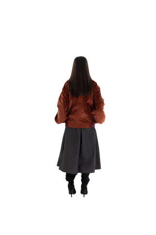 Burnt Orange Corduroy Jacket