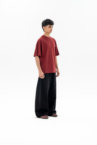 Jet Black Wide Leg Fit Jeans