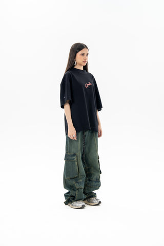 NQ Calligraphy Tee / Black