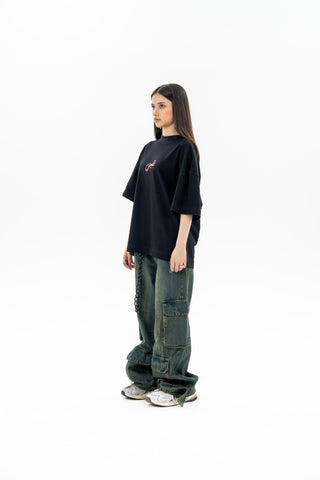 NQ Calligraphy Tee / Black
