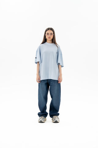 NQ Dumb Idea Tee / Sky Blue