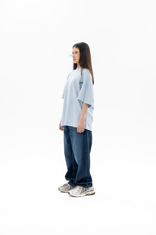 NQ Dumb Idea Tee / Sky Blue