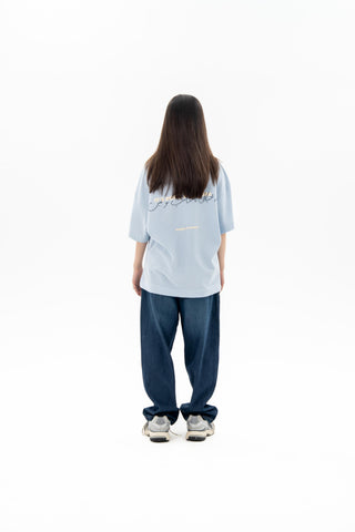 NQ Dumb Idea Tee / Sky Blue