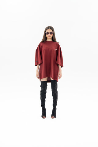 NQ Dumb Idea Tee / Maroon