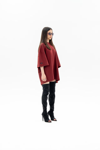 NQ Dumb Idea Tee / Maroon