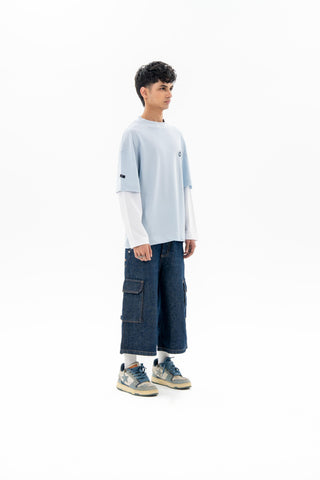 NQ Dumb Idea / Sky Blue (Full Sleeve)