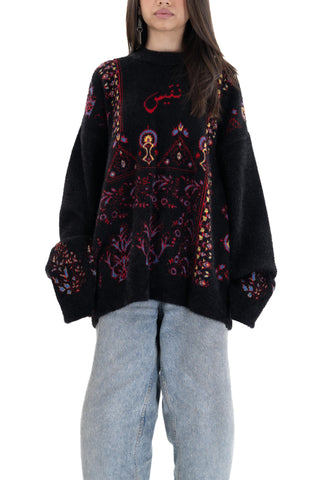 Black Soft Wool Sweater