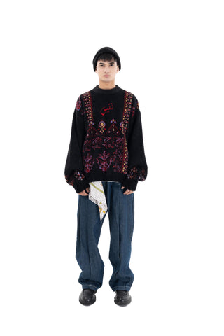 Black Soft Wool Sweater