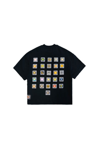 ABC Tee flat lay back