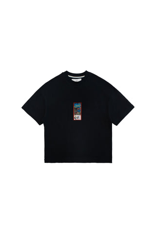 Spider man tee flat lay front