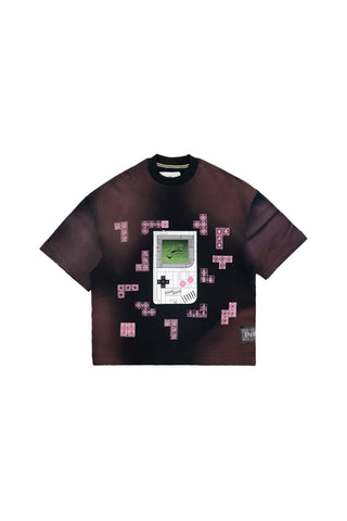 Game boy tee flat lay