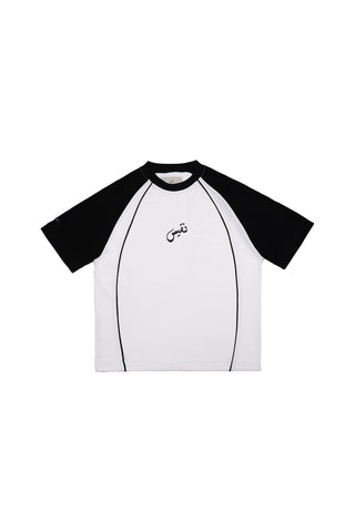 BLACK ESSENTIAL RAGLAN