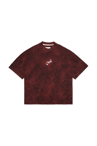 RED DYE ESSENTIAL CROP TEE